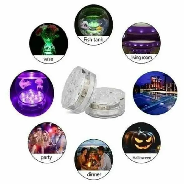 Sikunuo | Underwater LED Pool Lights – Waterproof & Remote Control