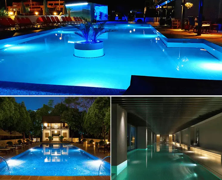 Sikunuo | Underwater LED Pool Lights – Waterproof & Remote Control