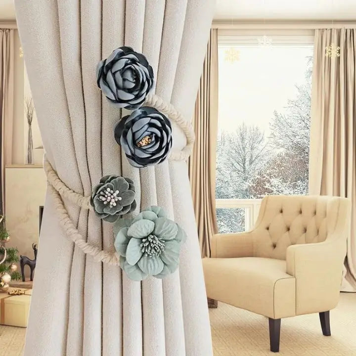 Sikunuo | Magnetic Curtain Tiebacks – Stylish & Practical Curtain Holders
