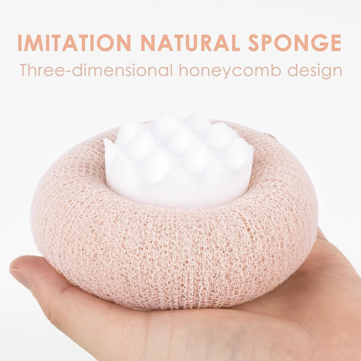 Sikunuo | Super soft sunflower peeling bath sponge
