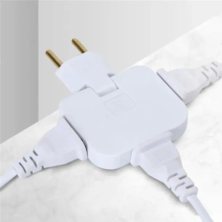 Sikunuo | 180° Redatable Multiple Socket – Compact & Space-Saving