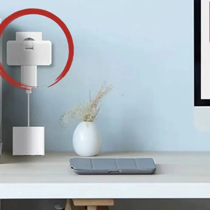 Sikunuo | 180° Redatable Multiple Socket – Compact & Space-Saving