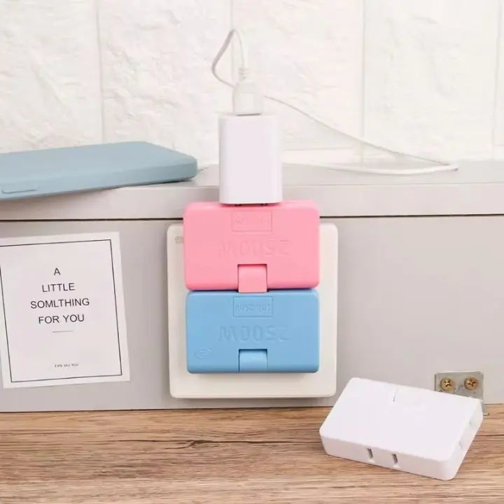 Sikunuo | 180° Redatable Compact 3-Way Socket Adapter