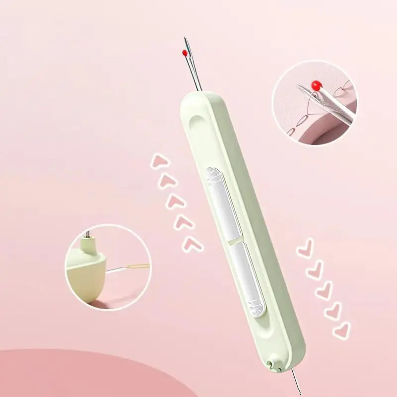 Sikunuo | 2-in-1 Portable Needle Threader & Seam Ripper