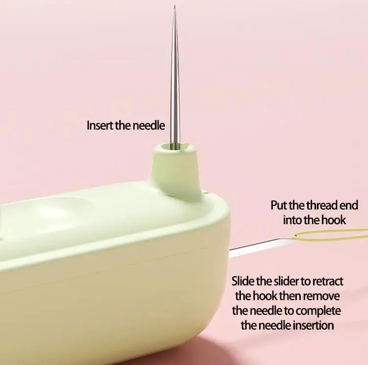 Sikunuo | 2-in-1 Portable Needle Threader & Seam Ripper