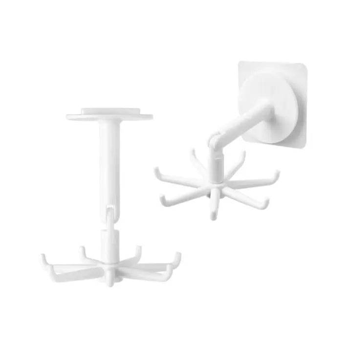Sikunuo | 360° Redating Folding Hook – Space-saving & Self-adhesive