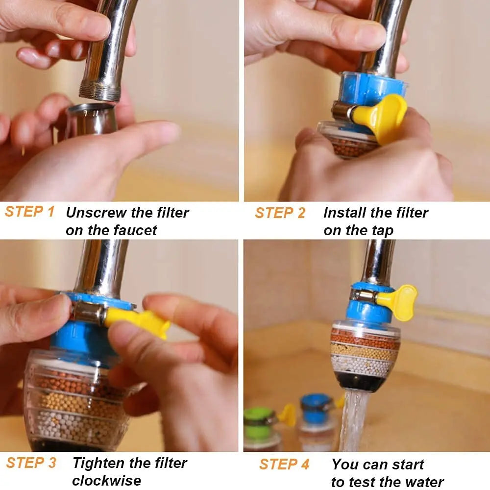 Sikunuo | Activated Carbon Water Filter – Clean Tap Water Directly from the Faucet