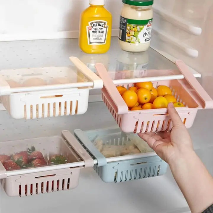 Sikunuo | Extendable & Expandable Refrigerator Drawer