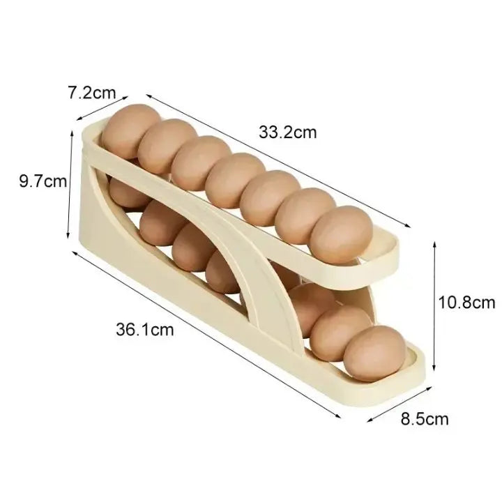 Sikunuo | Automatic Egg Rack – Space-saving Refrigerator Solution
