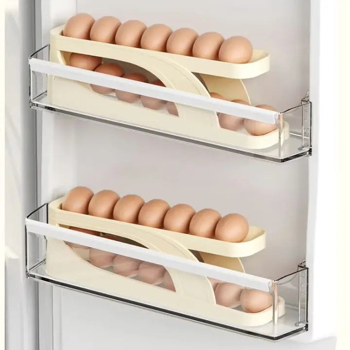 Sikunuo | Automatic Egg Rack – Space-saving Refrigerator Solution