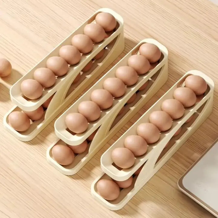 Sikunuo | Automatic Egg Rack – Space-saving Refrigerator Solution