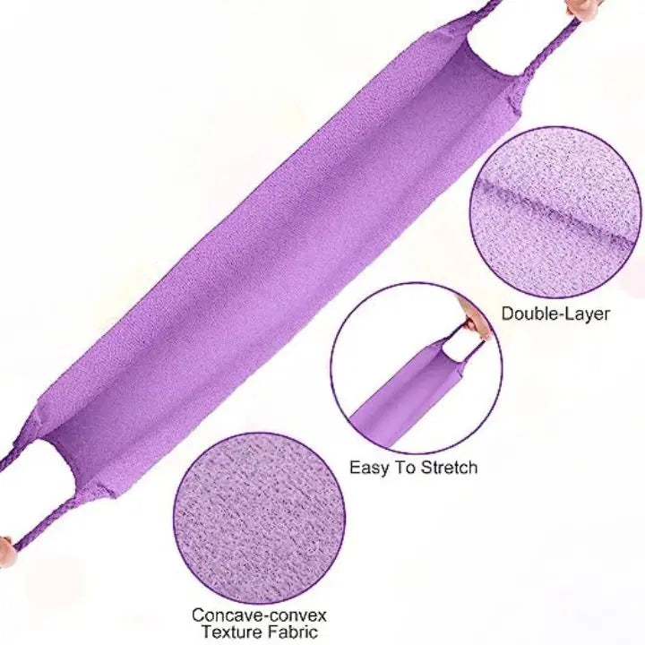 Sikunuo | Stretchable back brush bath towel
