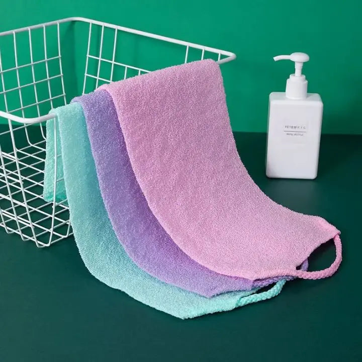Sikunuo | Stretchable back brush bath towel
