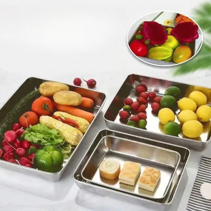 Sikunuo | Stainless steel can with lid – stackable & leak-proof