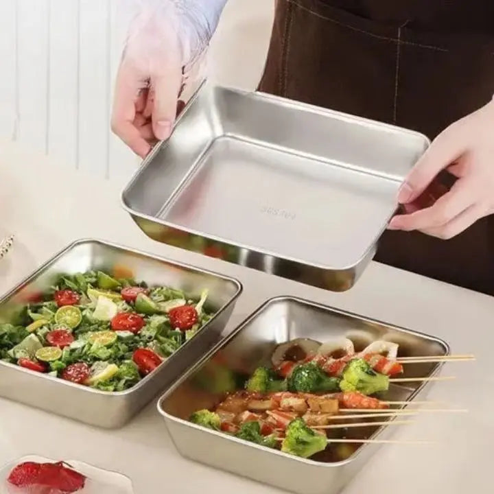 Sikunuo | Stainless steel can with lid – stackable & leak-proof
