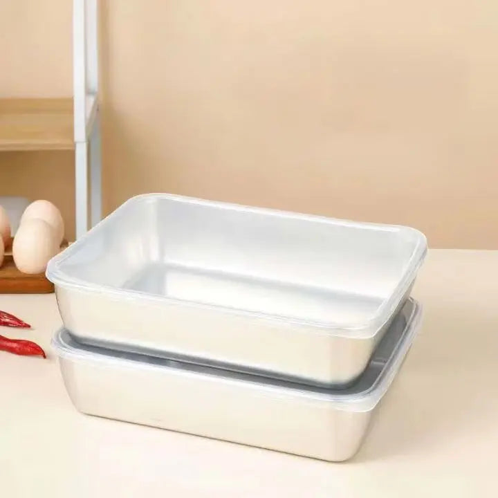 Sikunuo | Stainless steel can with lid – stackable & leak-proof