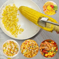 Sikunuo | Stainless Steel Corn Peeler with Long Handle for Quick Peeling