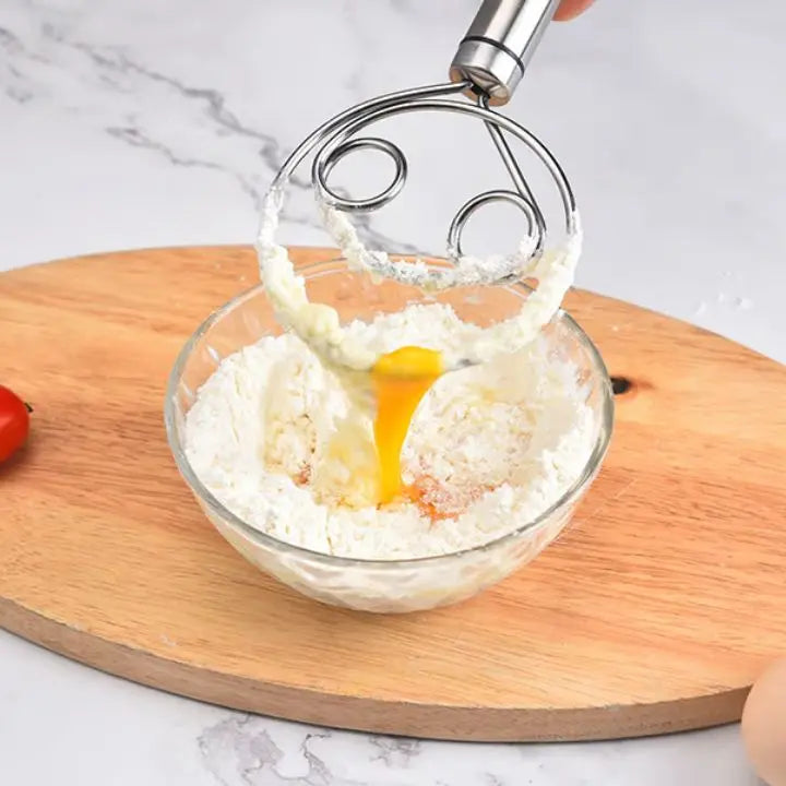 Sikunuo | Stainless Steel Dough Mixer for Easy and Clean Baking