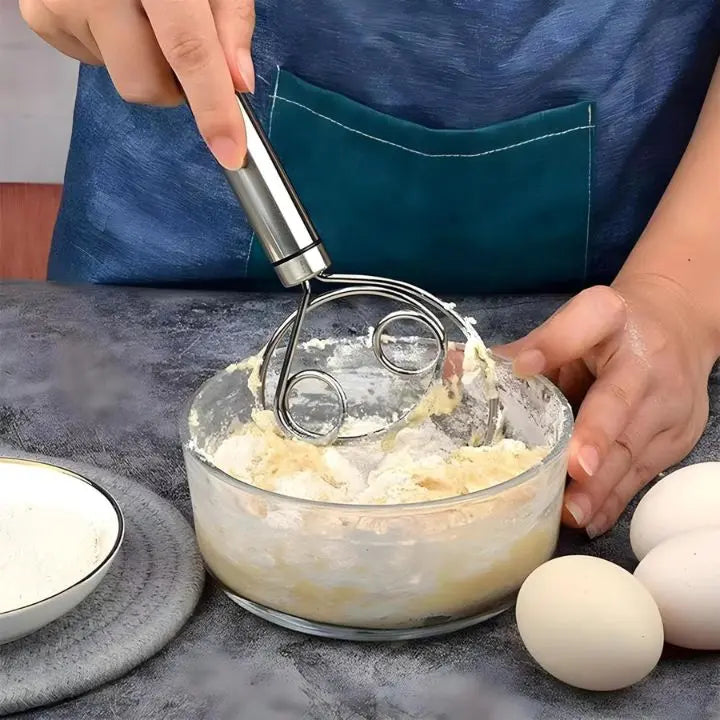 Sikunuo | Stainless Steel Dough Mixer for Easy and Clean Baking