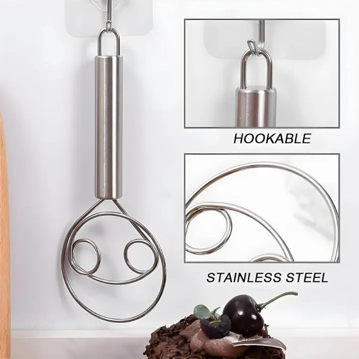 Sikunuo | Stainless Steel Dough Mixer for Easy and Clean Baking