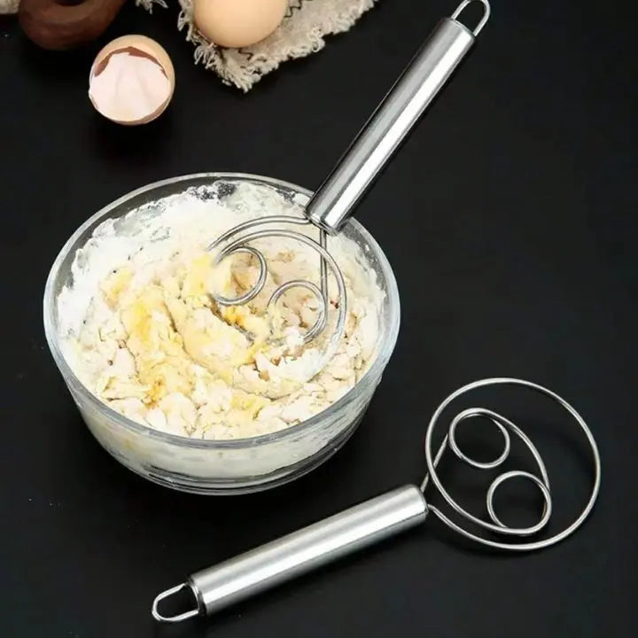 Sikunuo | Stainless Steel Dough Mixer for Easy and Clean Baking