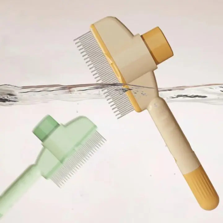 Sikunuo | Simple Self-Cleaning Flea Comb & Coat Brush