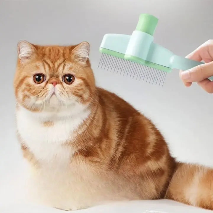 Sikunuo | Simple Self-Cleaning Flea Comb & Coat Brush
