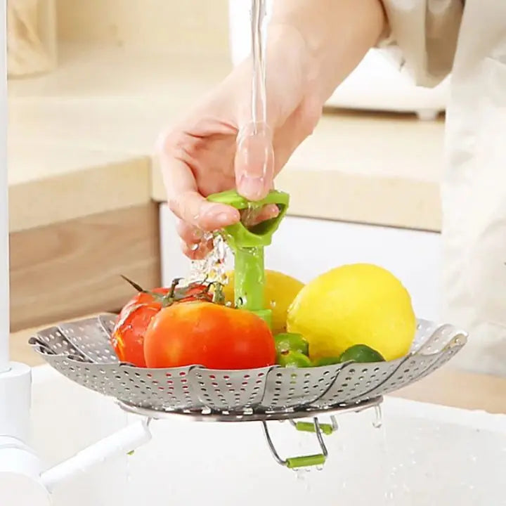 Sikunuo | Collapsible Steamer Made of Stainless Steel – For Healthy Cooking