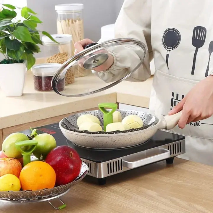 Sikunuo | Collapsible Steamer Made of Stainless Steel – For Healthy Cooking