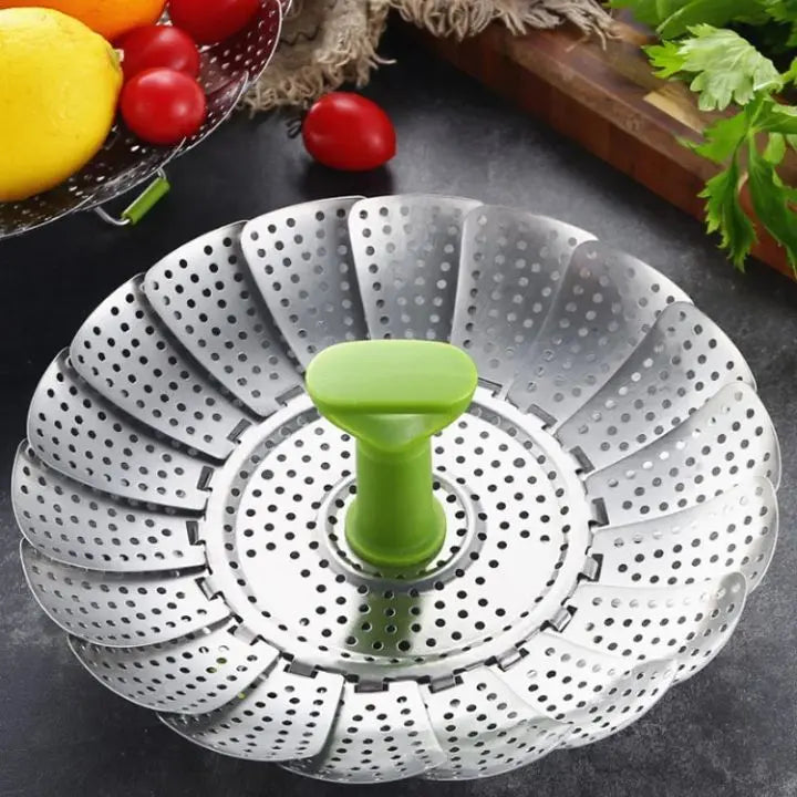 Sikunuo | Collapsible Steamer Made of Stainless Steel – For Healthy Cooking