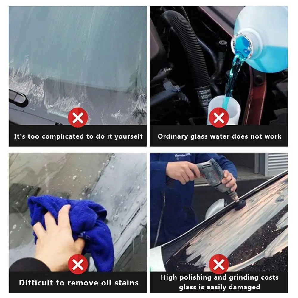 Sikunuo | Glass Oil Film Cleaning Wipes for Cars