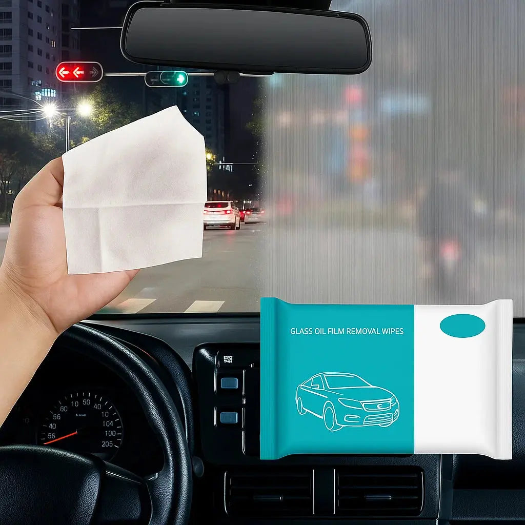 Sikunuo | Glass Oil Film Cleaning Wipes for Cars