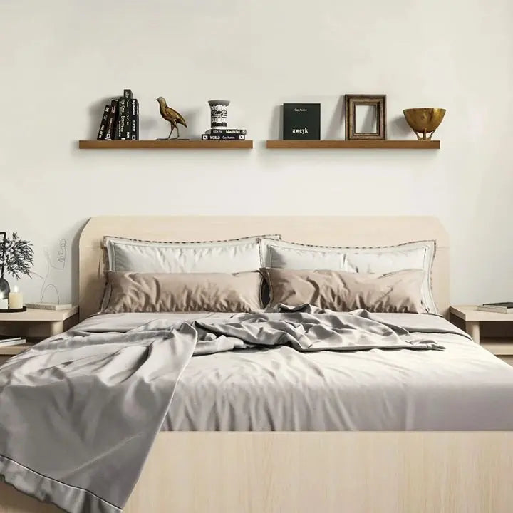 Sikunuo | Handmade Solid Wood Wall Shelves – Stylish & Space-Saving