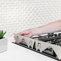 Sikunuo | Stove pRedection made of stainless steel – extendable, heat resistant