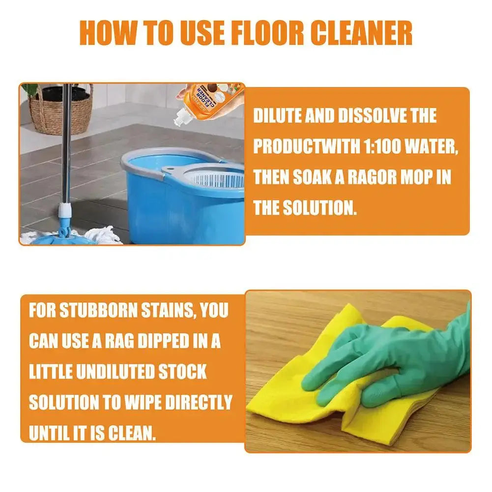 Sikunuo | Highly effective floor cleaner with refreshing lemon scent