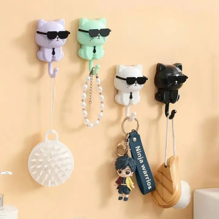 Sikunuo | Cat-shaped key holder – Self-adhesive & decorative