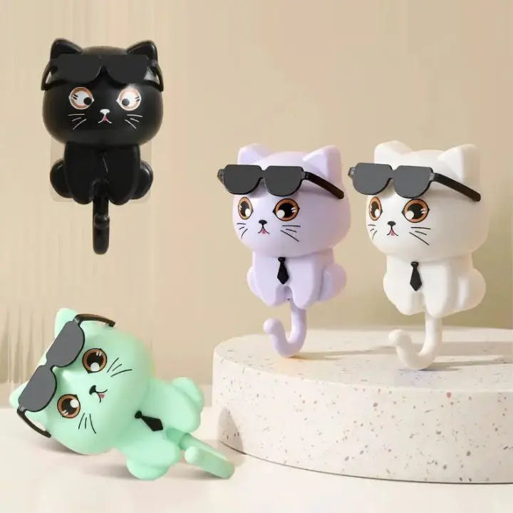 Sikunuo | Cat-shaped key holder – Self-adhesive & decorative