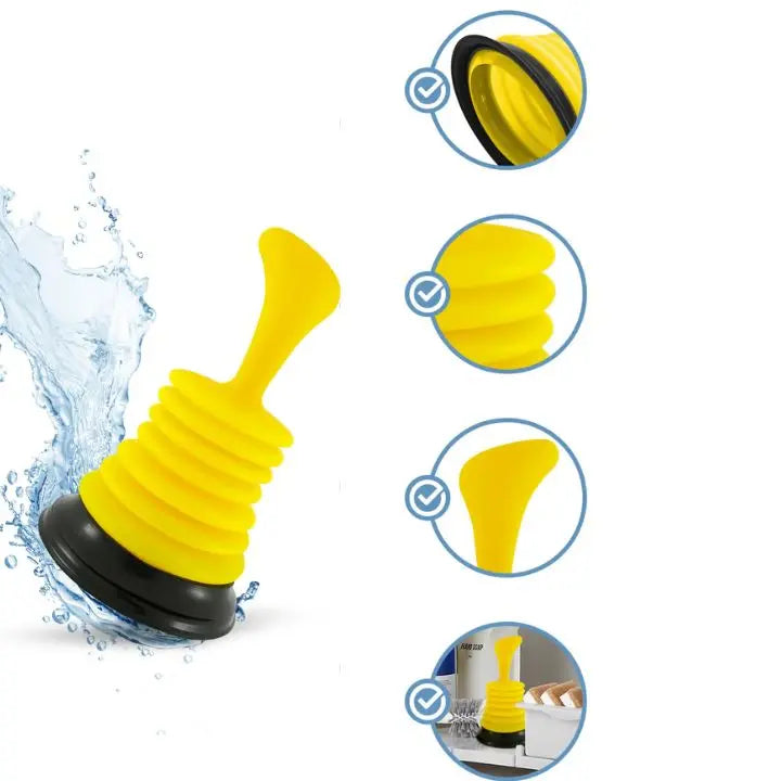 Sikunuo | Compact Drain Cleaner with Suction Power – Suitable for Kitchen & Bath