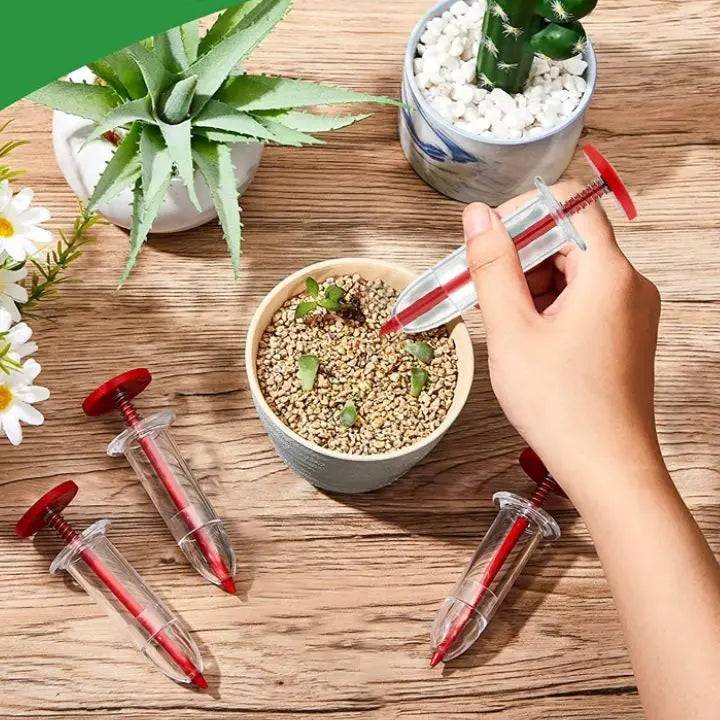 Mini Adjustable Seed Spreader for Flowers, Vegetables, and Herbs