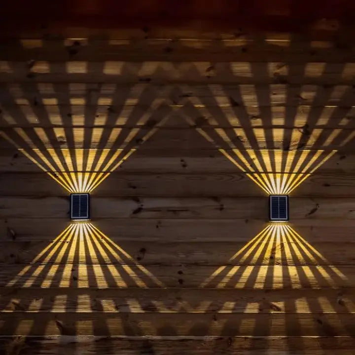 Sikunuo | Modern Solar LED Wall Light - Waterproof & Automatic