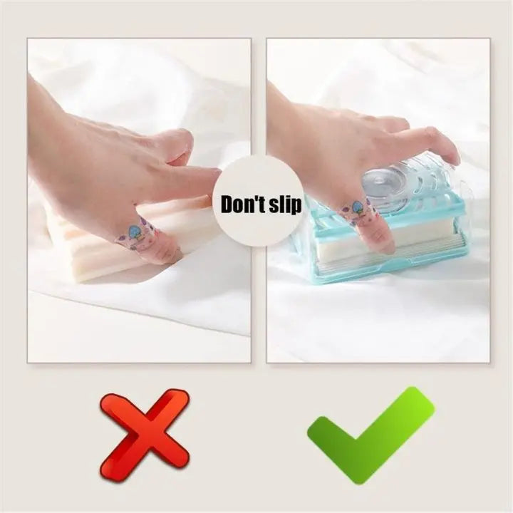 Sikunuo | Multifunctional Soap Box with Brush – Stain Remover