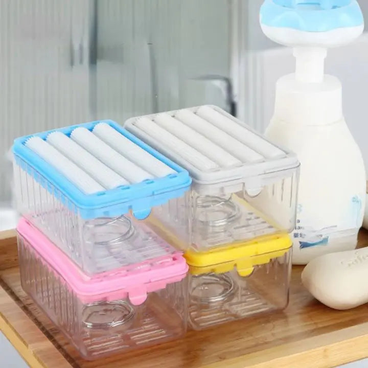 Sikunuo | Multifunctional Soap Box with Brush – Stain Remover