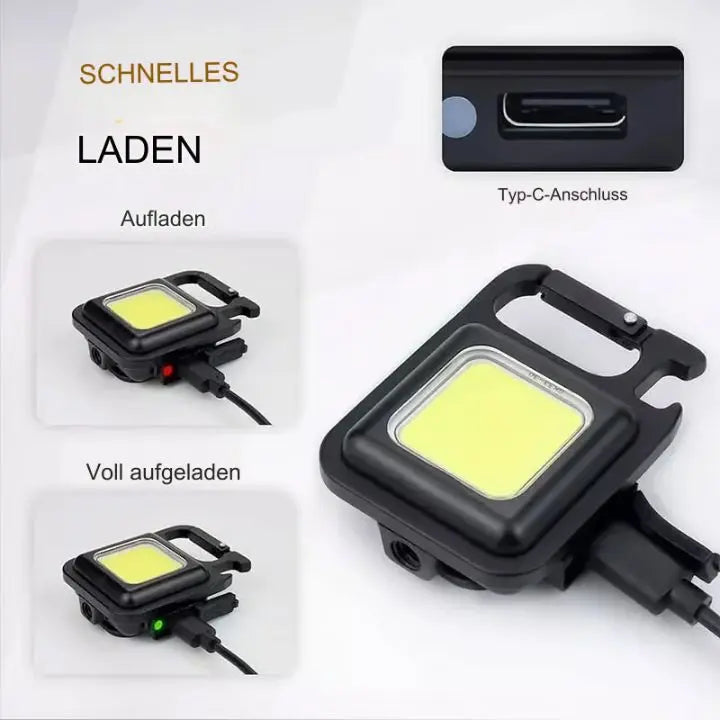 Sikunuo | Multifunctional Keychain Emergency Light | Compact & Ultra Bright