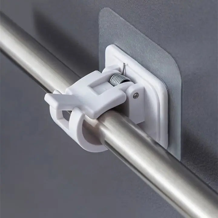 Sikunuo | Nail-free, adjustable curtain rod hooks