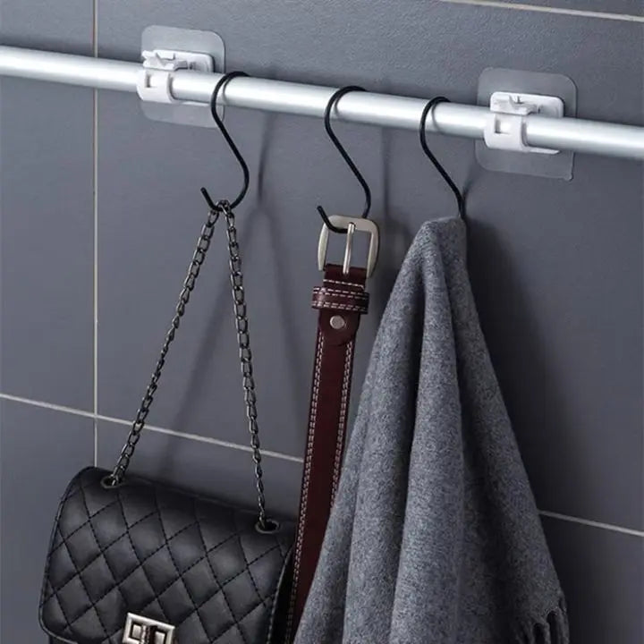 Sikunuo | Nail-free, adjustable curtain rod hooks