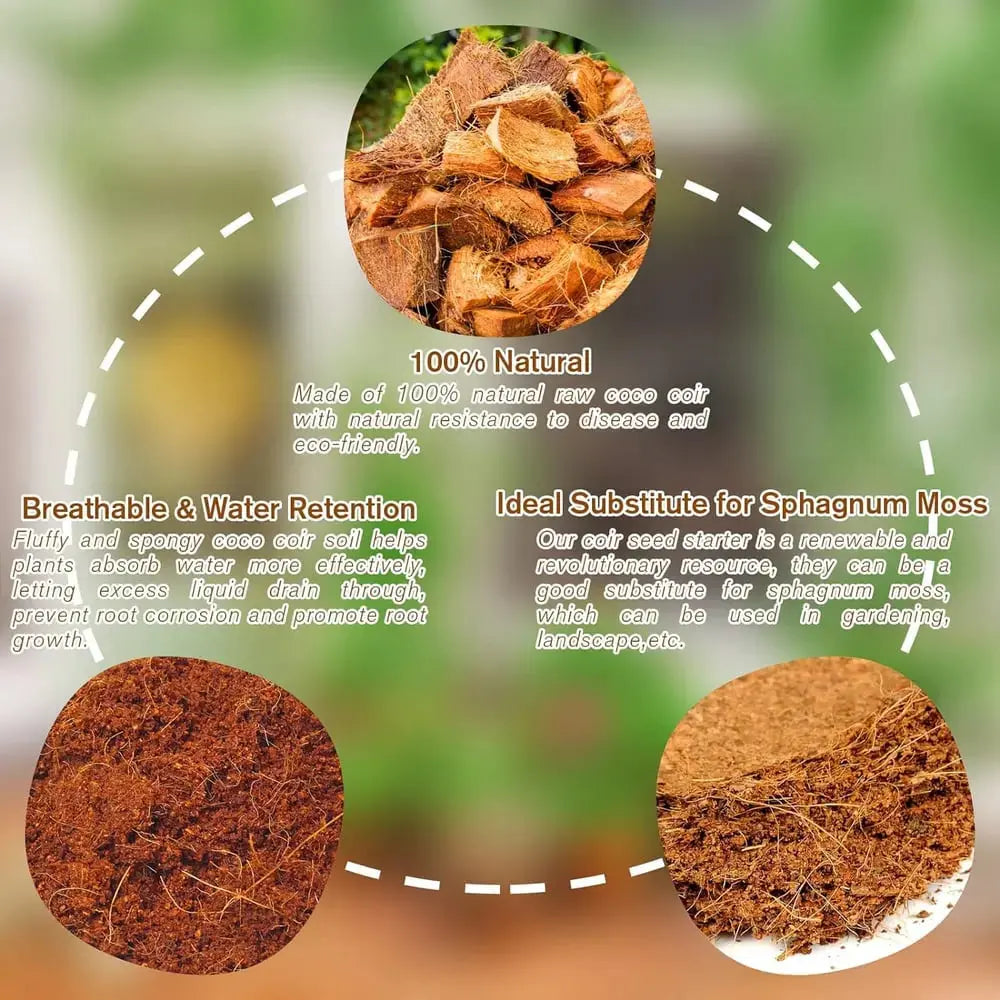 Sikunuo | Premium Organic Coconut Soil Brick – Promote Natural Plant Growth