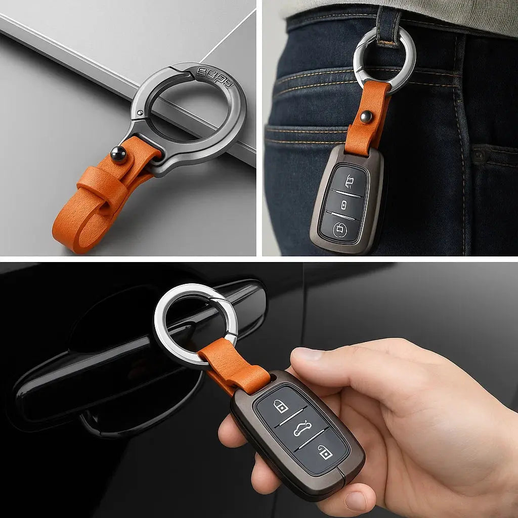 Sikunuo | Keychain made of zinc alloy & PU leather