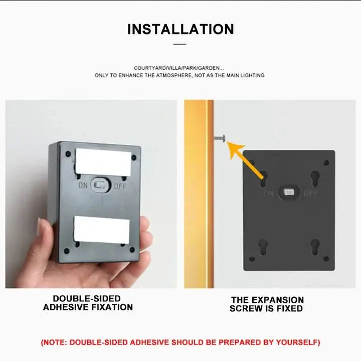 Sikunuo | Solar Double Shadow Wall Light