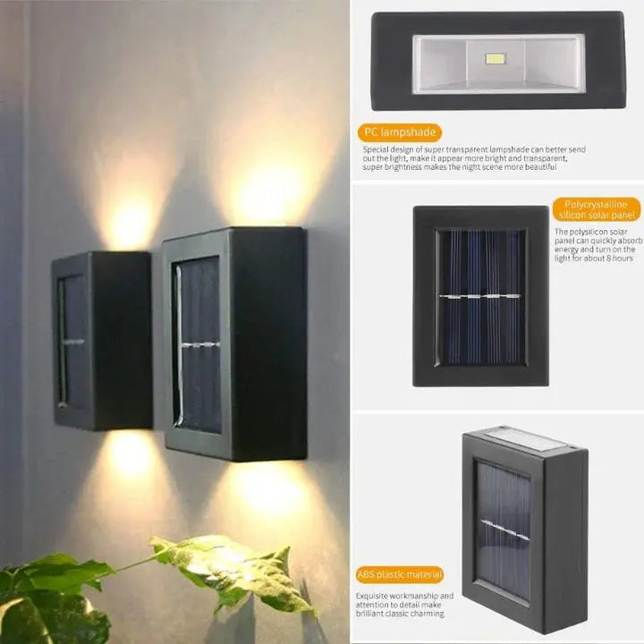 Sikunuo | Solar Double Shadow Wall Light