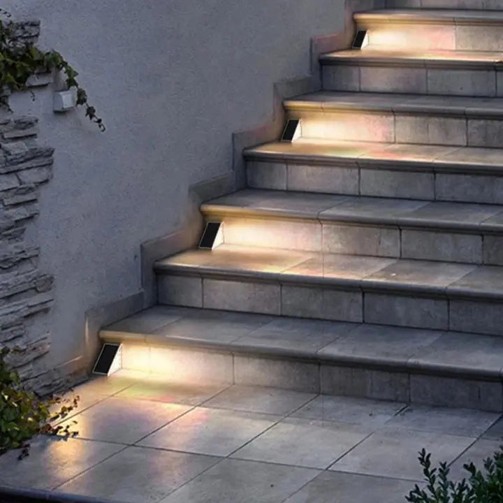 Sikunuo | Solar LED Step Lights for Outdoors